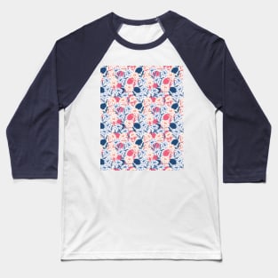 Romantic Daisy Flower Garden Baseball T-Shirt